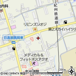 和歌山県御坊市湯川町財部673周辺の地図