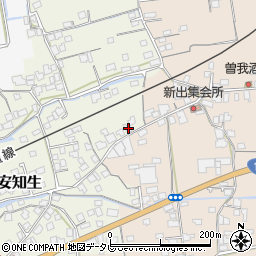 愛媛県西条市安知生105周辺の地図