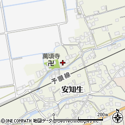 愛媛県西条市安知生403-5周辺の地図