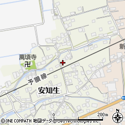 愛媛県西条市安知生125周辺の地図