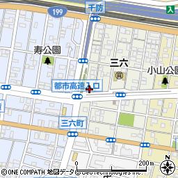 中道酒店周辺の地図