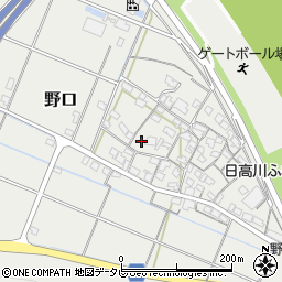 和歌山県御坊市野口1616-3周辺の地図