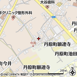 愛媛県西条市丹原町今井116-4周辺の地図