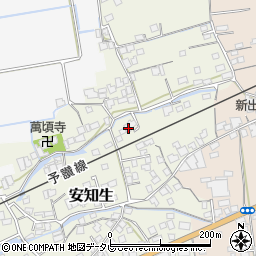 愛媛県西条市安知生128周辺の地図