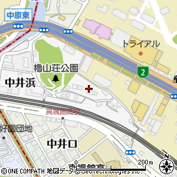 福岡県北九州市小倉北区中井浜3周辺の地図