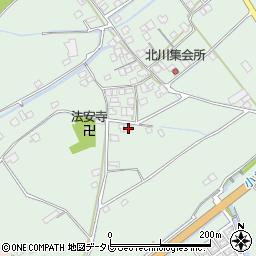 愛媛県西条市小松町北川136-2周辺の地図