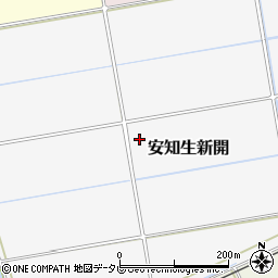 愛媛県西条市安知生新開周辺の地図