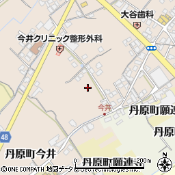 愛媛県西条市丹原町今井周辺の地図