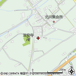 愛媛県西条市小松町北川136-1周辺の地図