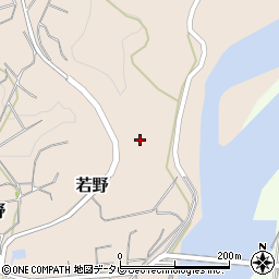 和歌山県日高郡日高川町若野85周辺の地図