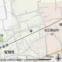 愛媛県西条市安知生90周辺の地図