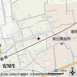 愛媛県西条市安知生88周辺の地図