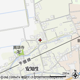 愛媛県西条市安知生432周辺の地図