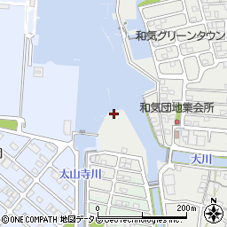 ヤマハボートヨット販売島マリン和気ハーバー周辺の地図