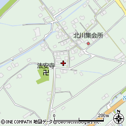 愛媛県西条市小松町北川152-1周辺の地図