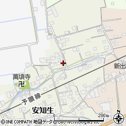 愛媛県西条市安知生436周辺の地図