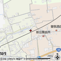 愛媛県西条市安知生84周辺の地図