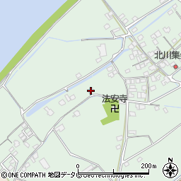 愛媛県西条市小松町北川257-6周辺の地図