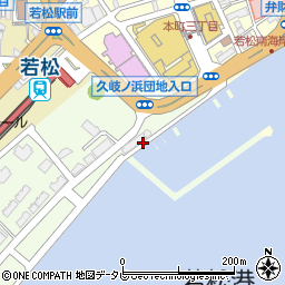 大和港通運輸株式会社　若松営業所周辺の地図