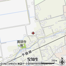 愛媛県西条市安知生423-2周辺の地図