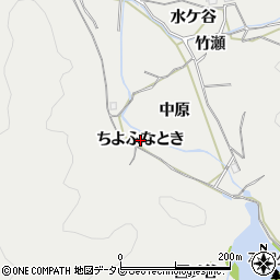 徳島県阿南市長生町ちよふなとき周辺の地図