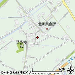 愛媛県西条市小松町北川141-1周辺の地図