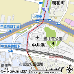 福岡県北九州市小倉北区中井浜6周辺の地図