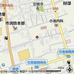 和歌山県御坊市湯川町財部周辺の地図