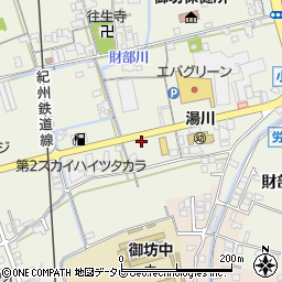 和歌山県御坊市湯川町財部813周辺の地図