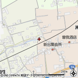 愛媛県西条市安知生82周辺の地図