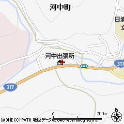 日浦公民館周辺の地図