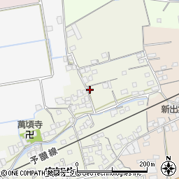 愛媛県西条市安知生48-1周辺の地図