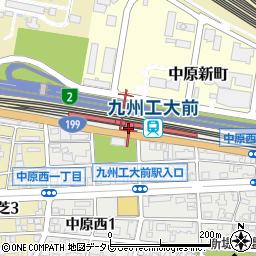 九州工大前駅周辺の地図