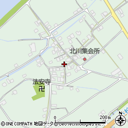 愛媛県西条市小松町北川277周辺の地図