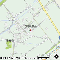 北川集会所周辺の地図