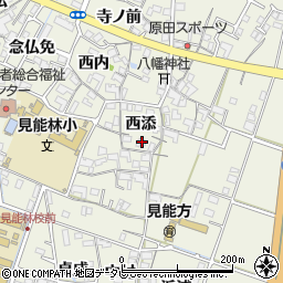 徳島県阿南市見能林町西添20周辺の地図