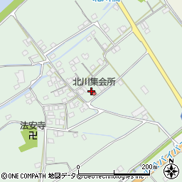 愛媛県西条市小松町北川417-2周辺の地図