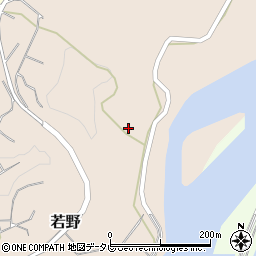 和歌山県日高郡日高川町若野487周辺の地図