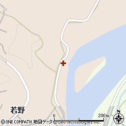 和歌山県日高郡日高川町若野492周辺の地図