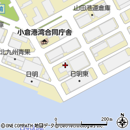 九州紙運輸株式会社　北九州支店日明事業所周辺の地図