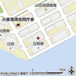 福岡県北九州市小倉北区西港町104周辺の地図