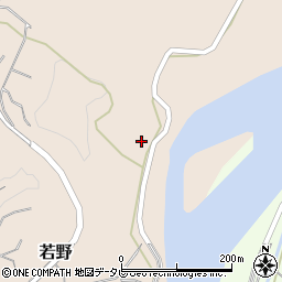 和歌山県日高郡日高川町若野374周辺の地図