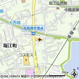 吉井食品株式会社　堀江店周辺の地図