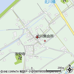 愛媛県西条市小松町北川414周辺の地図