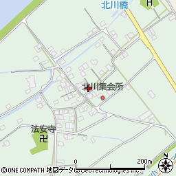 愛媛県西条市小松町北川415周辺の地図