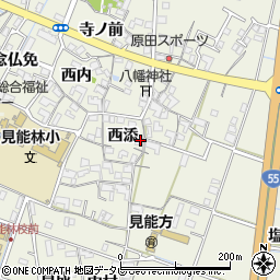 徳島県阿南市見能林町西添26周辺の地図