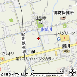 和歌山県御坊市湯川町財部797-4周辺の地図