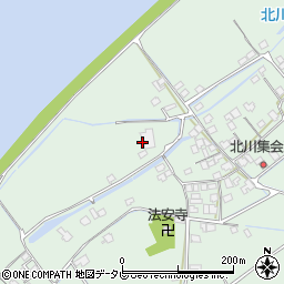 愛媛県西条市小松町北川304周辺の地図