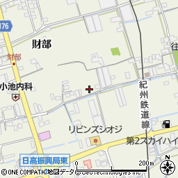 和歌山県御坊市湯川町財部538周辺の地図