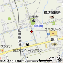 和歌山県御坊市湯川町財部797周辺の地図